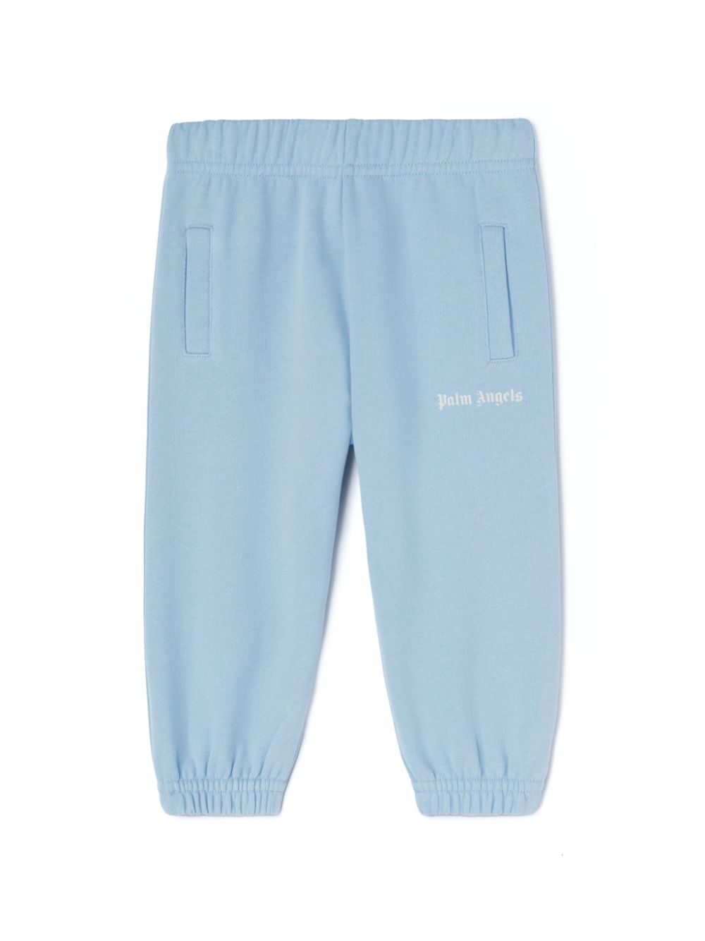 Palm Angels Kids logo sweatpants - Blue