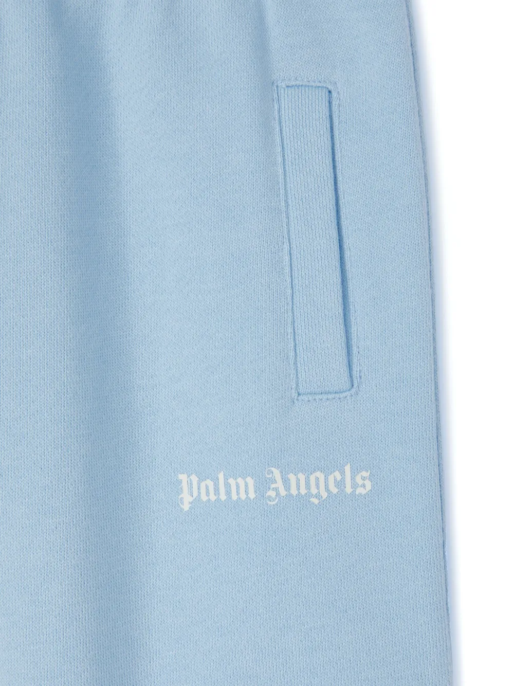 Palm Angels Kids Joggingbroek met logo Blauw