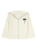 Palm Angels Kids palm logo-print hoodie - Neutrals