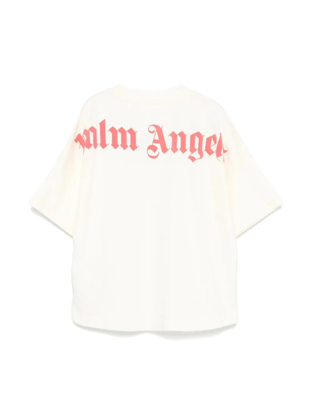 Palm Angels Kids T-shirt met logoprint Beige