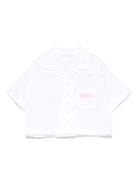 Palm Angels Kids camisa corta con motivo Bear Angel
