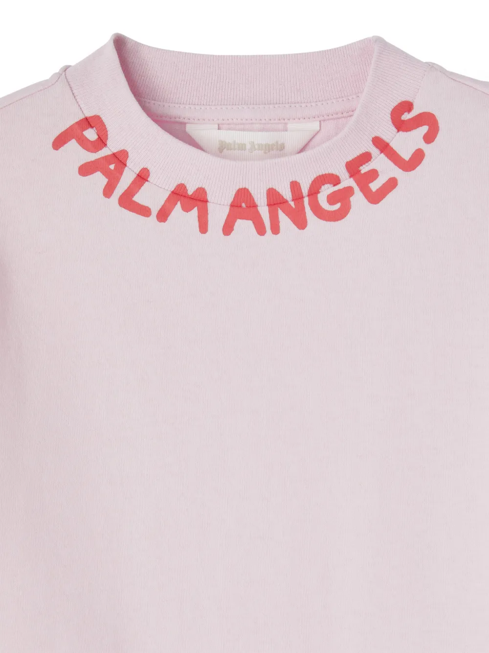 Palm Angels Kids T-shirt met print Roze