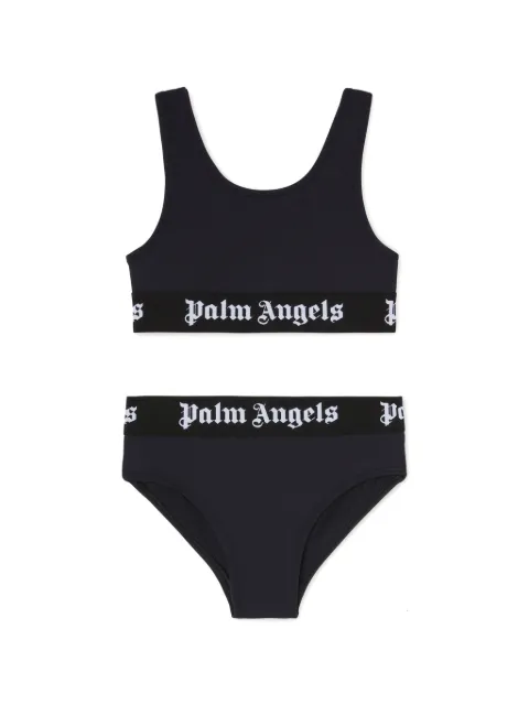 Palm Angels Kids logo-band bikini