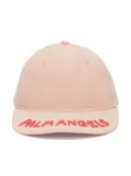 Palm Angels Kids appliqué cap - Pink