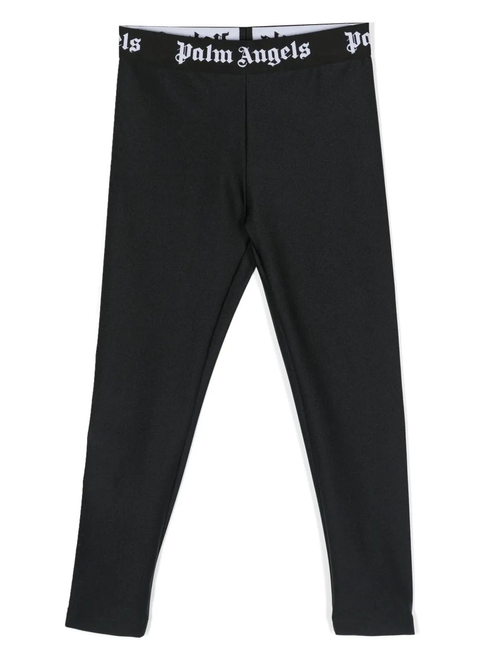 Palm Angels Kids LOGO BAND ACTIVE LEGGINGS - 1010 BLACK BLACK