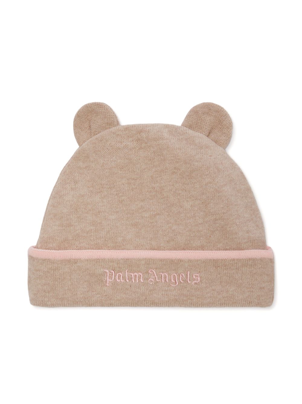 Palm Angels Kids Teddy beanie - Neutrals