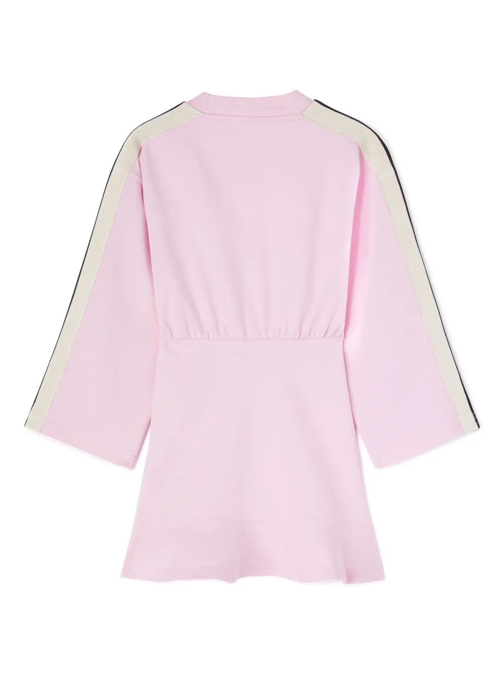 Palm Angels Kids Jurk met ronde hals en print Roze
