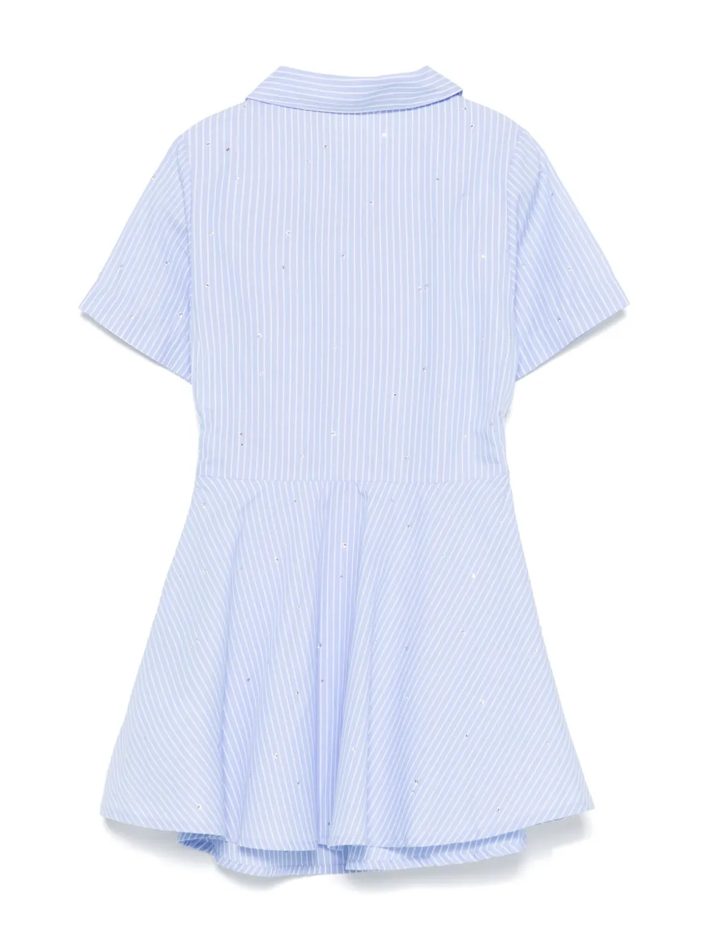 Palm Angels Kids Jurk verfraaid met stras Blauw