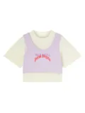 Palm Angels Kids printed T-shirt - Purple