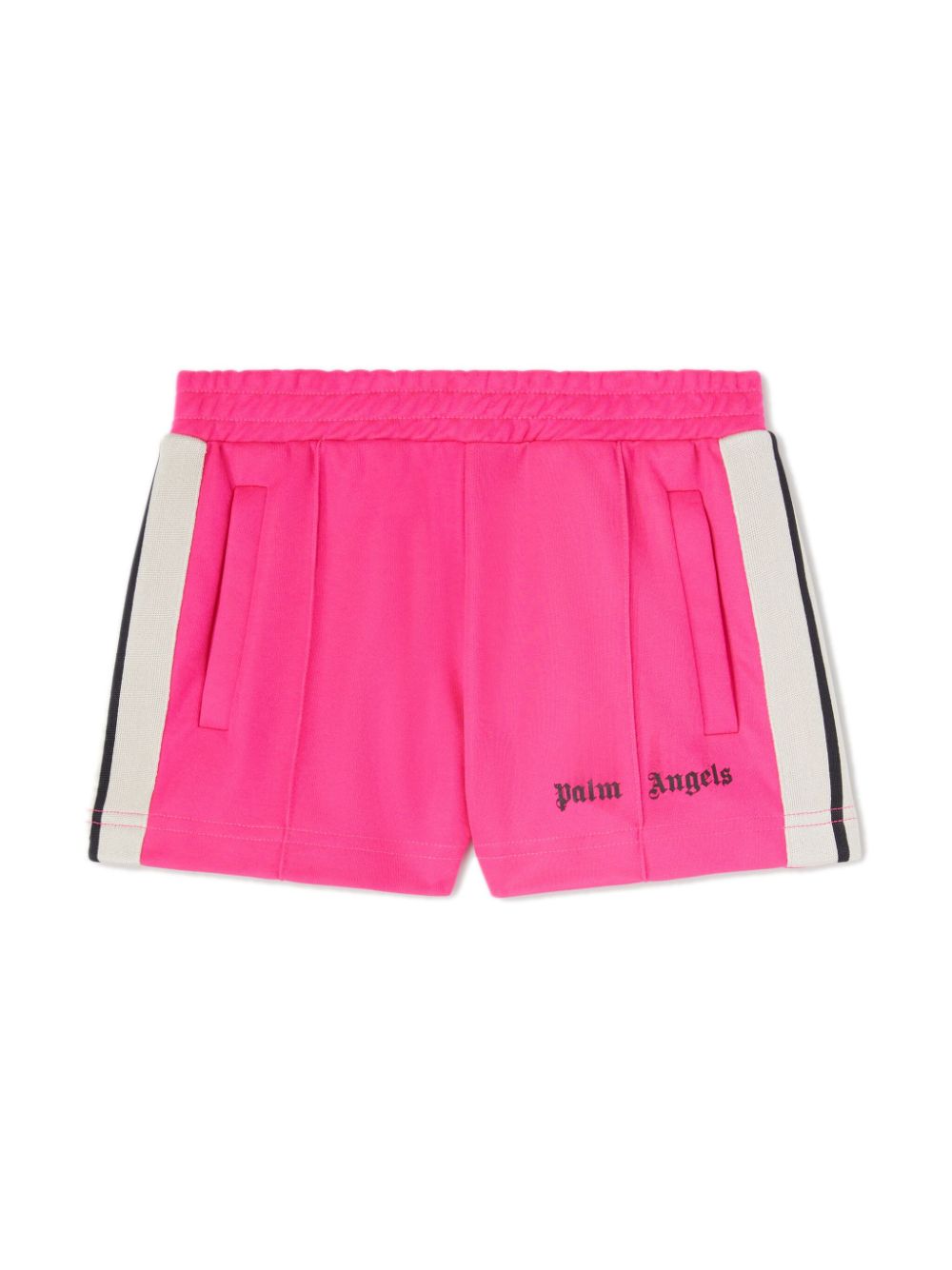 Palm Angels Kids printed track shorts - Pink