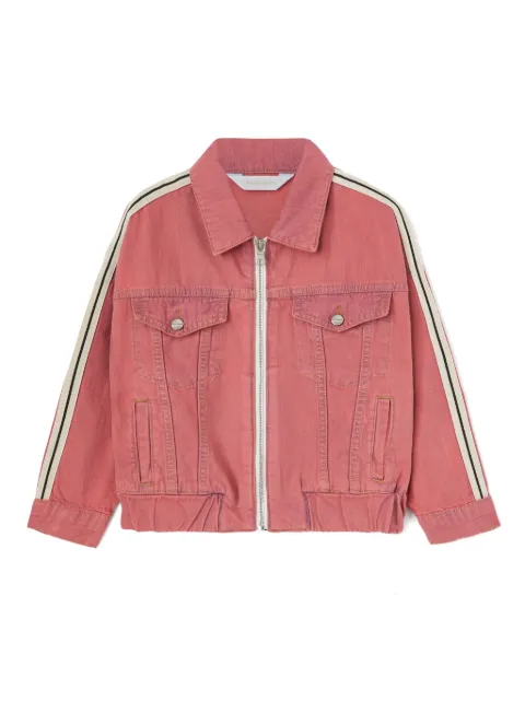 Palm Angels Kids printed chambray jacket