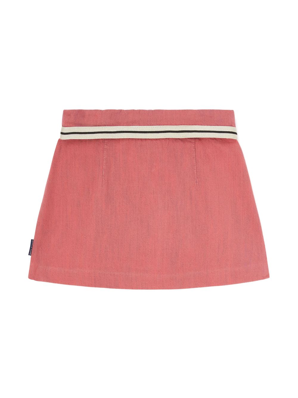 Palm Angels Kids printed chambray skirt - Pink