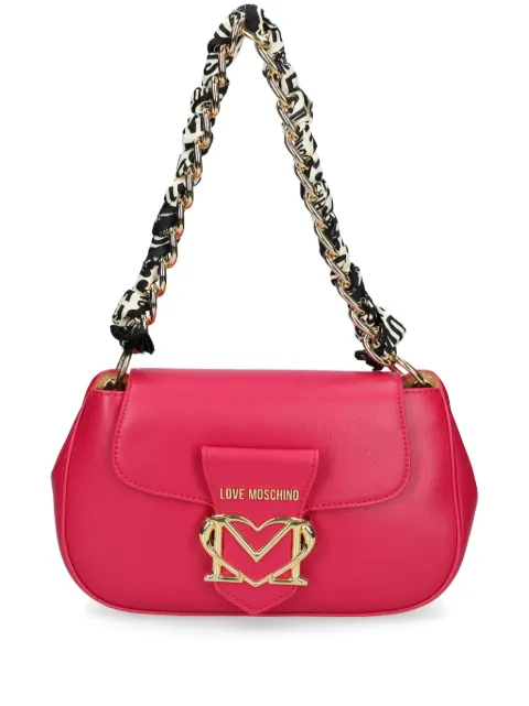 Love Moschino logo-plaque shoulder bag JC4278PP0LKC0 - 0