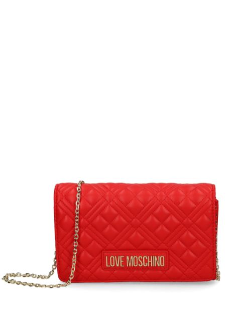 Love Moschino quilted crossbody bag WOMEN