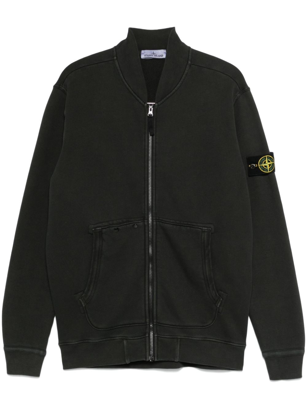 STONE ISLAND ZIP-UP CARDIGAN 