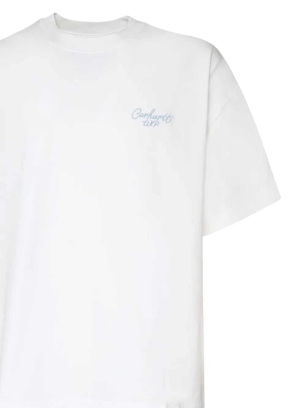 Carhartt T-shirt Signature Script In Weiss