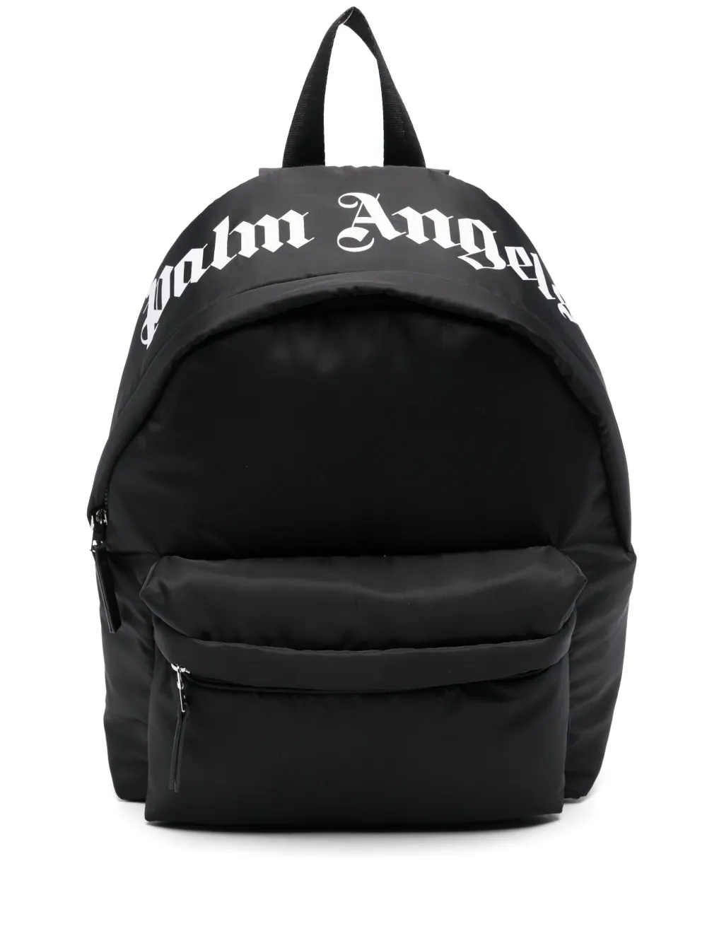 Palm Angels Over Logo Big Backpack In Black