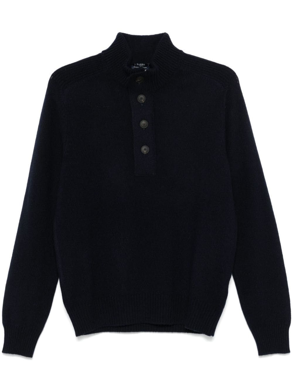 Shop Barba Virgin-wool Sweater In Blue