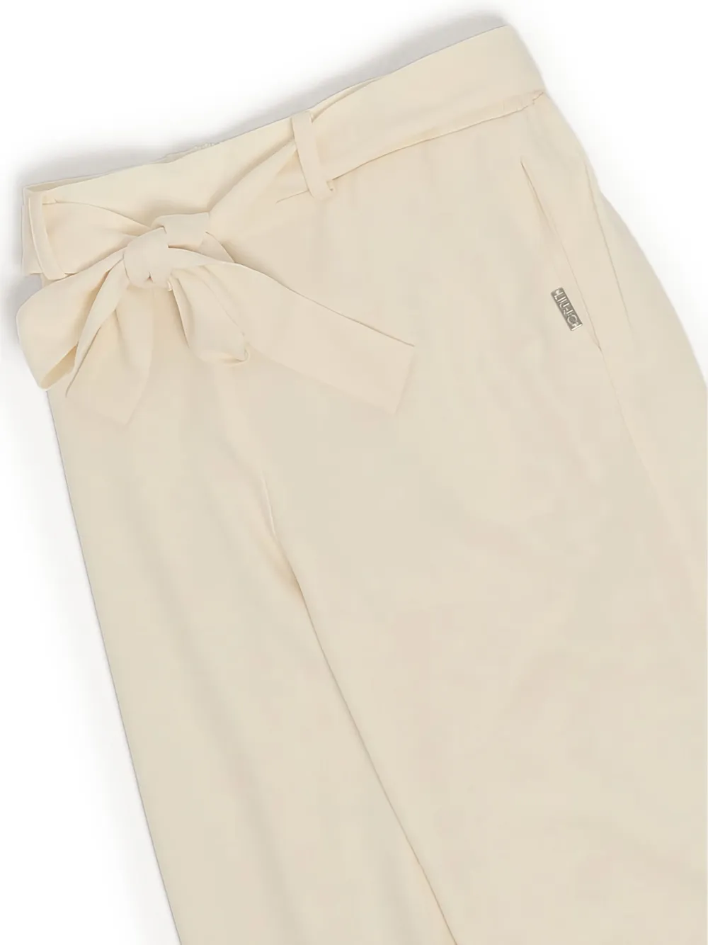 LIU JO Broek met gestrikte taille Beige