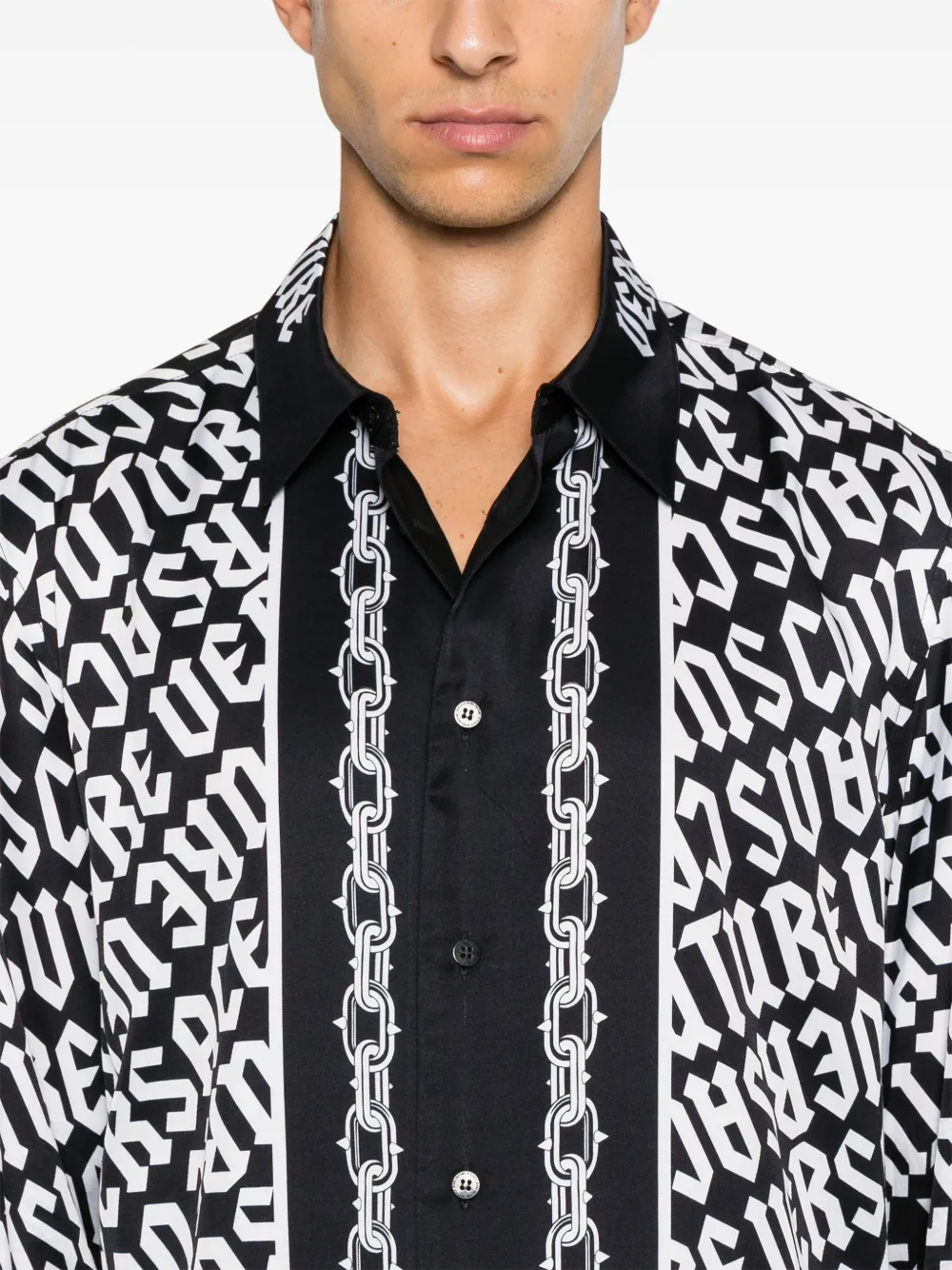 Affordable Versace Jeans Couture monogram-print shirt Men