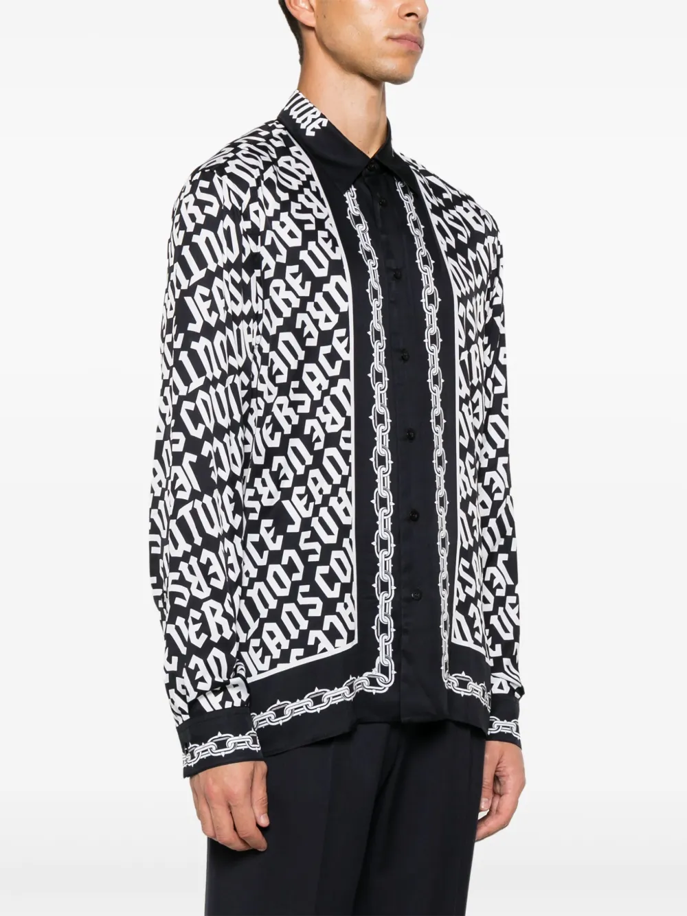 Affordable Versace Jeans Couture monogram-print shirt Men