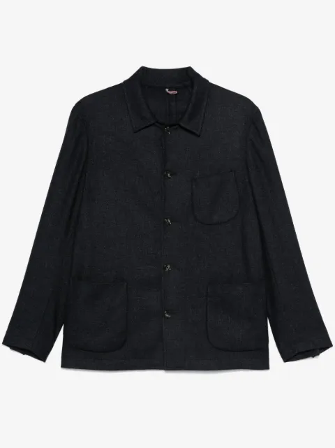 Dell'oglio single-breasted shirt jacket