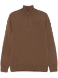 Zanone half-zip sweater - Brown