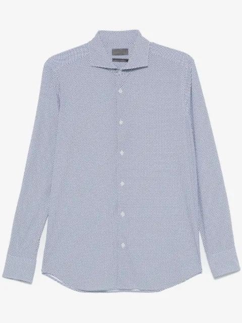 Dell'oglio camisa con estampado geométrico