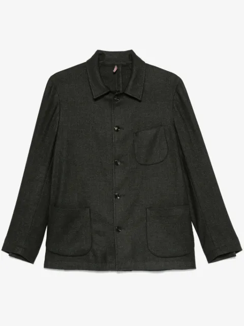 Dell'oglio single-breasted shirt jacket
