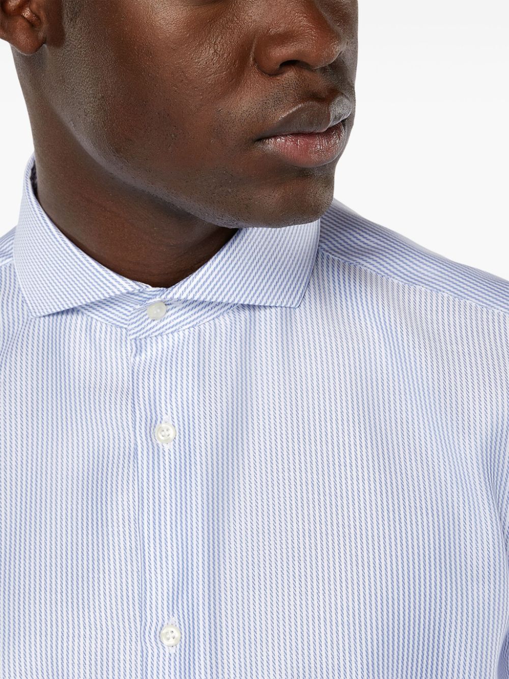 Boggi Milano striped cotton shirt Men