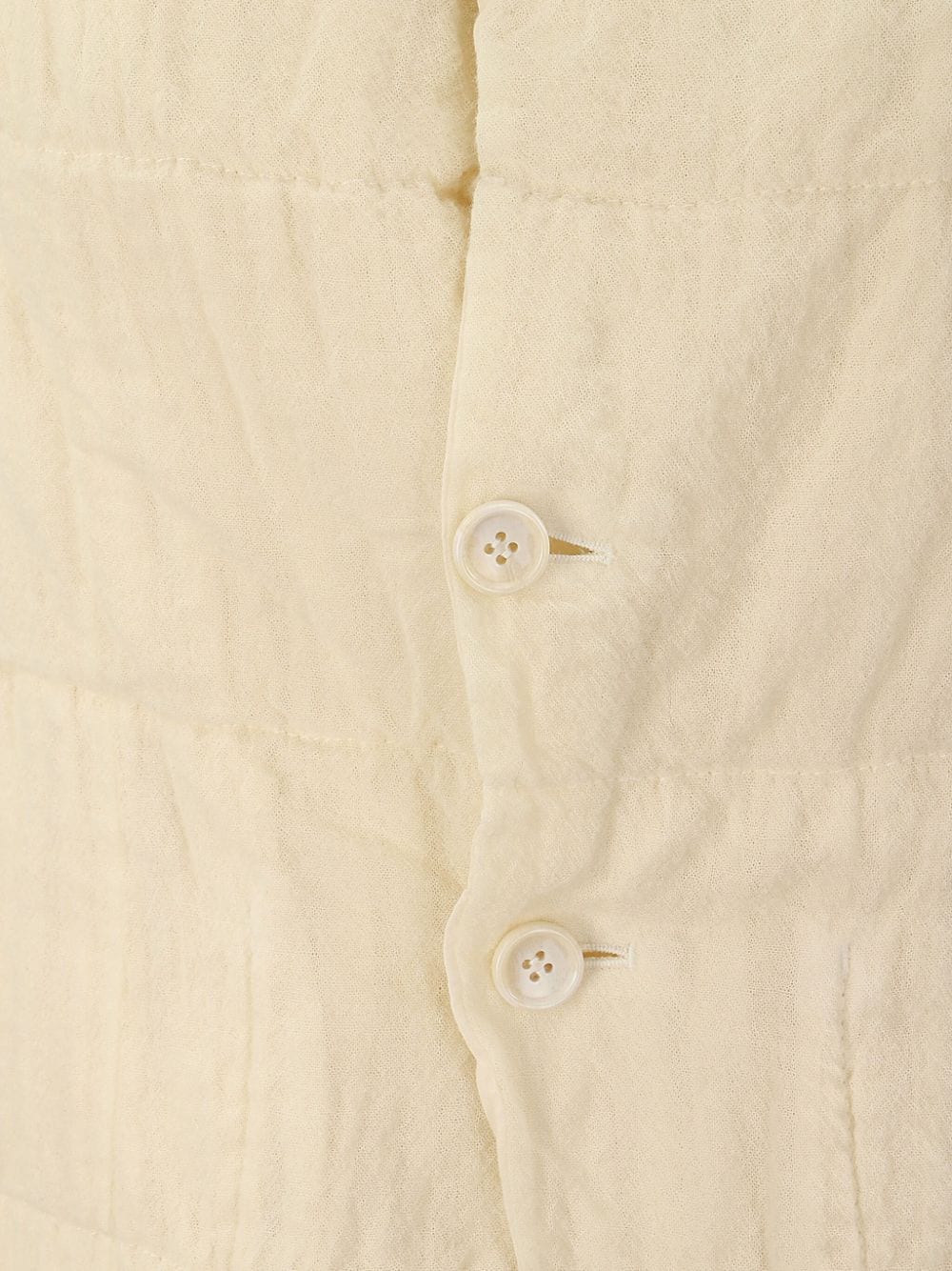 Shop Comme Des Garçons Button-up Gilet In Neutrals