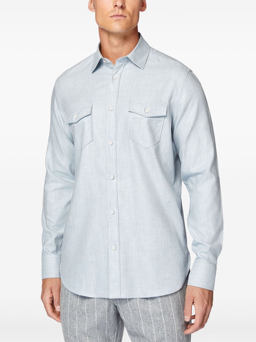 Boggi Milano flannel shirt Men