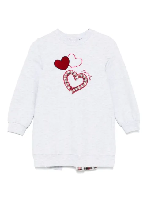 Monnalisa vestido estilo sudadera Heart