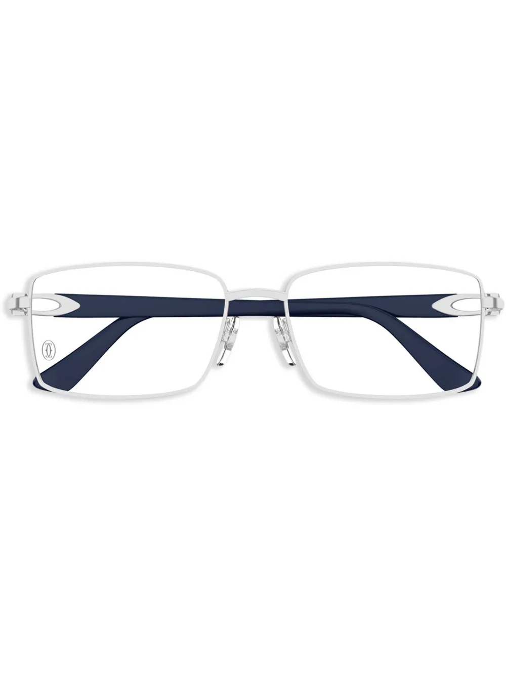 Cartier Eyewear lunettes de vue à monture géométrique | argent | Image 1