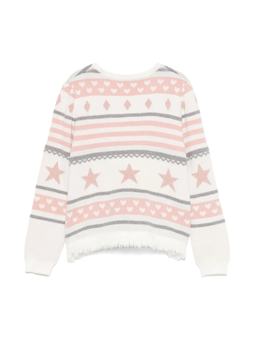 Liu Jo Kids Trui met jacquard - Roze
