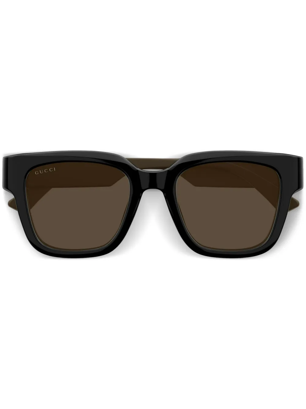 Gucci Eyewear Zonnebril met vierkant montuur Zwart