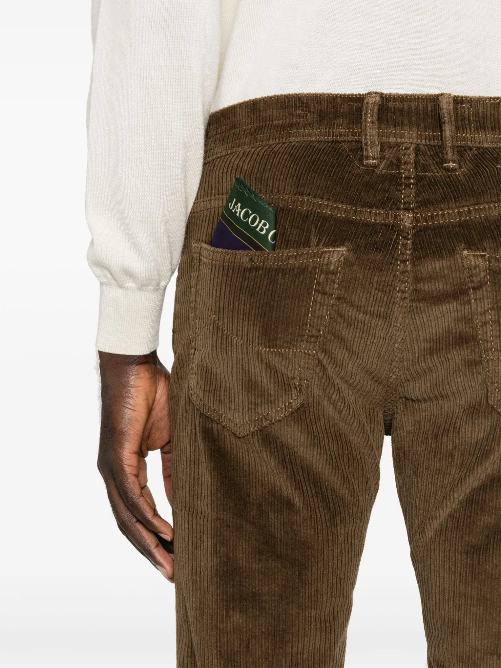Jacob Cohen Bard Trousers In Brown