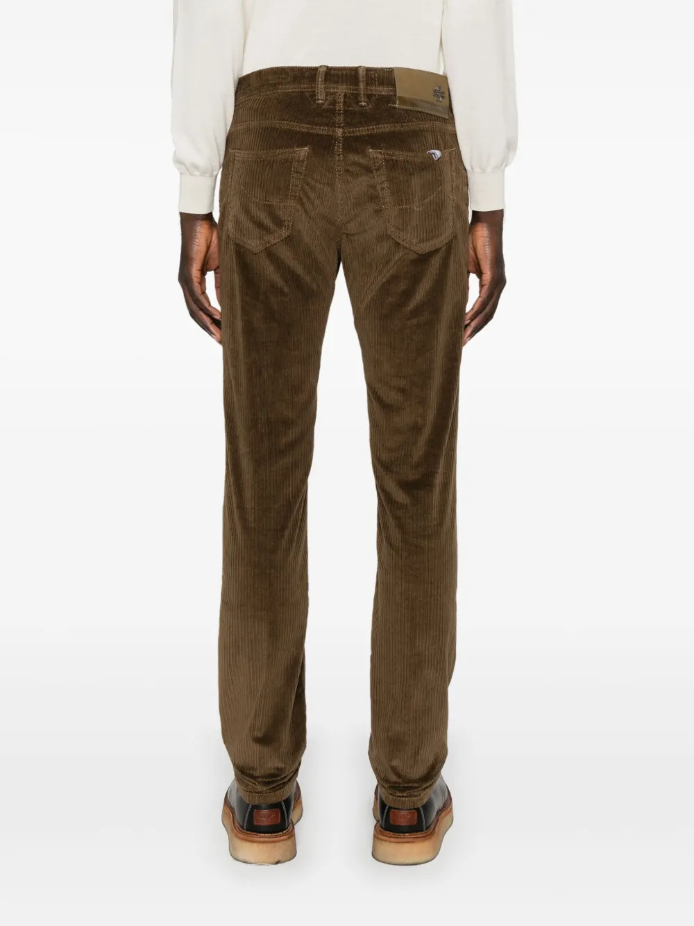 Jacob Cohen Bard Trousers In Brown