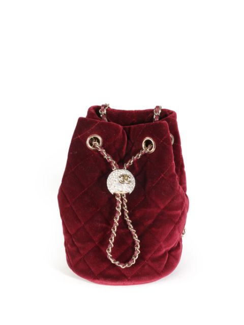 HOT SALE CHANEL 2020 Pearl Crush bucket bag Women