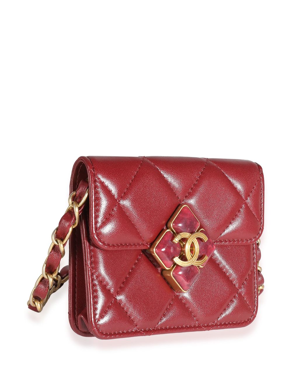 CHANEL Pre-Owned 2021 mini diamond-quilted shoulder bag WOMEN