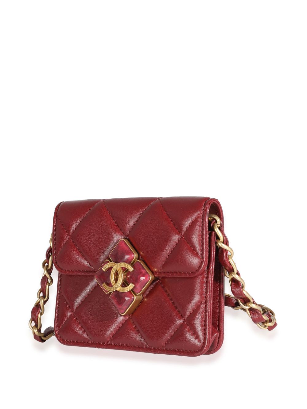 CHANEL Pre-Owned 2021 mini diamond-quilted shoulder bag WOMEN