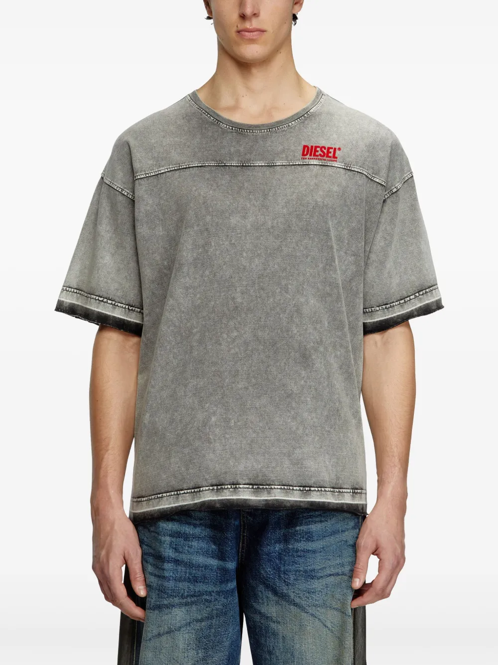 Diesel T-Hoxt T-shirt Grijs