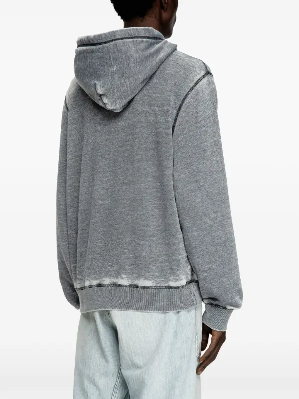 Diesel S-Ginn Hoodie | Grey | FARFETCH