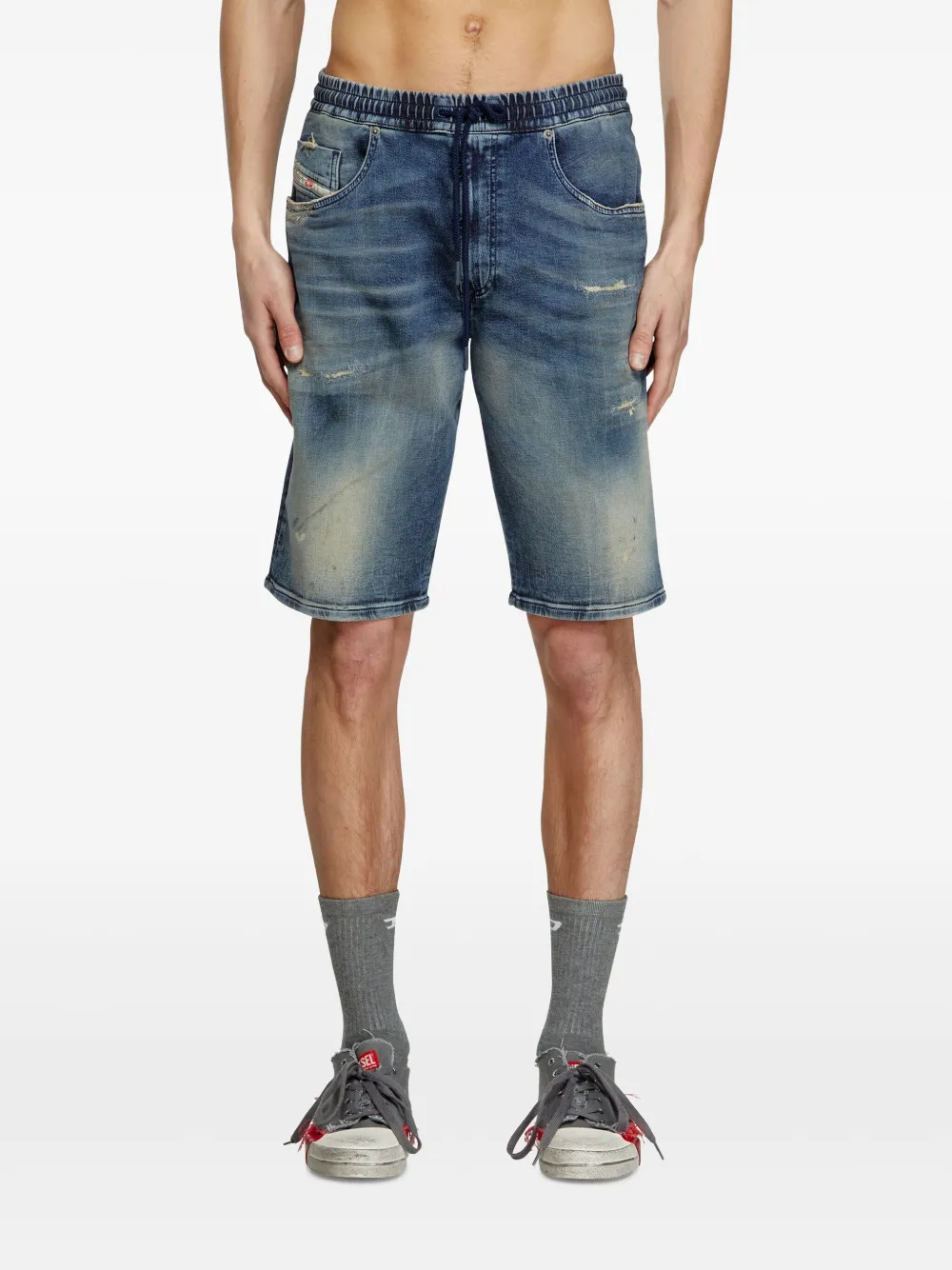 Diesel 2033 D-Krooley shorts Blauw