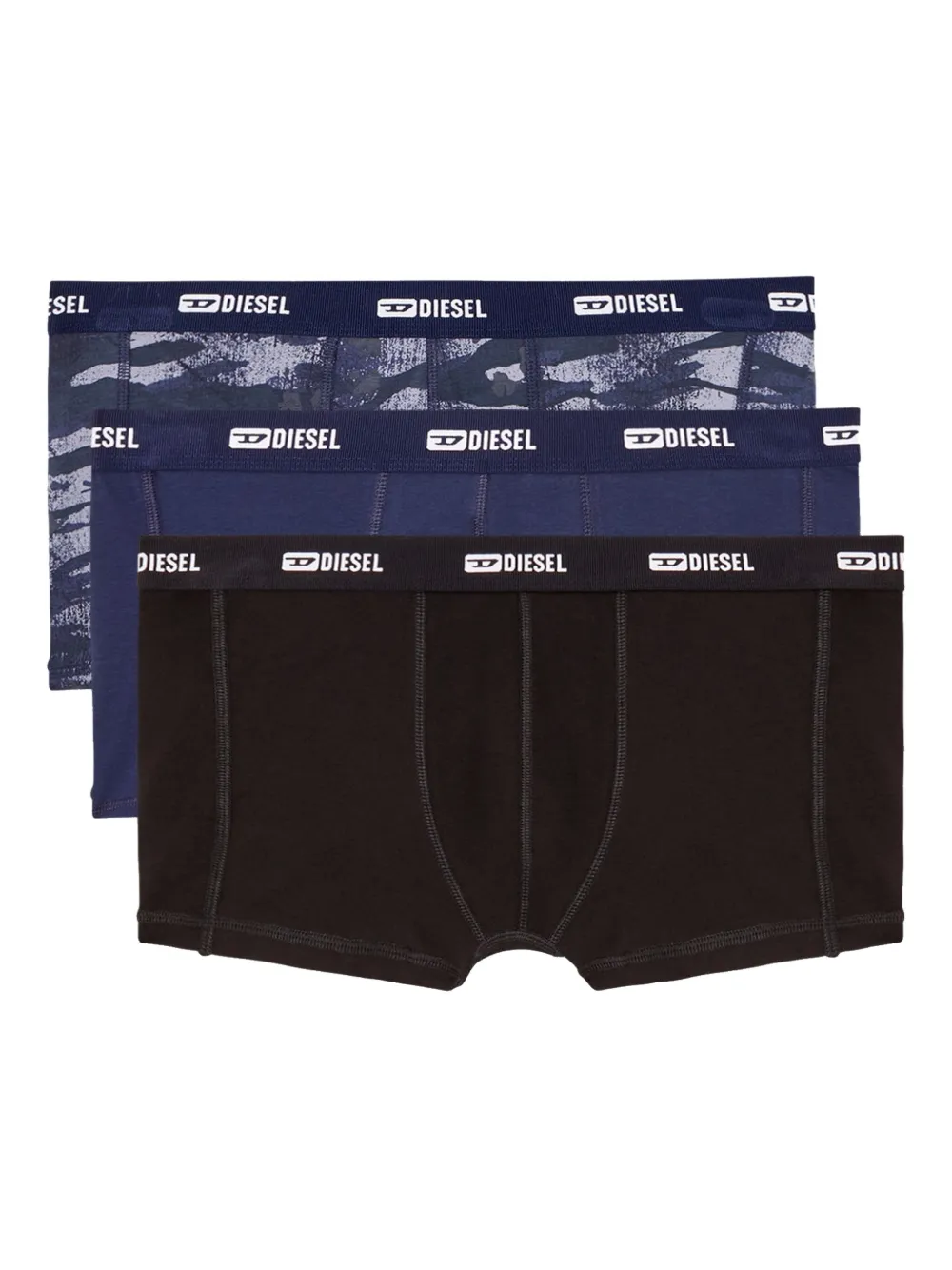 Diesel Drie Damien boxershorts Zwart