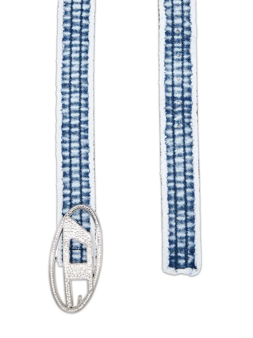 Diesel B-1dr riem met stras - Blauw