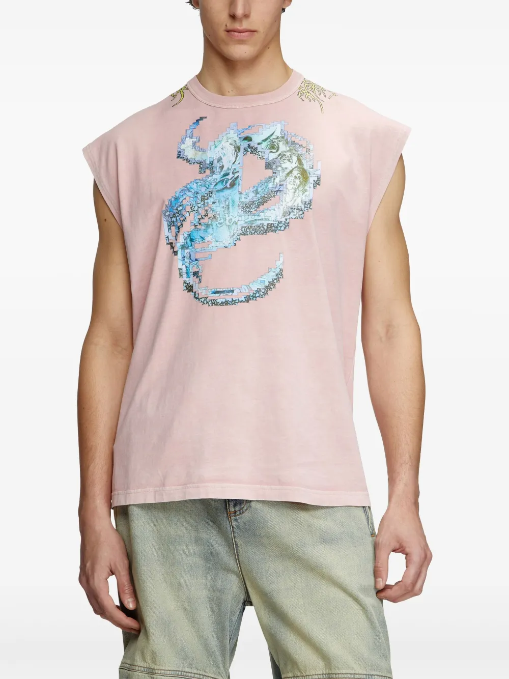Diesel T-Boxt T-shirt Roze