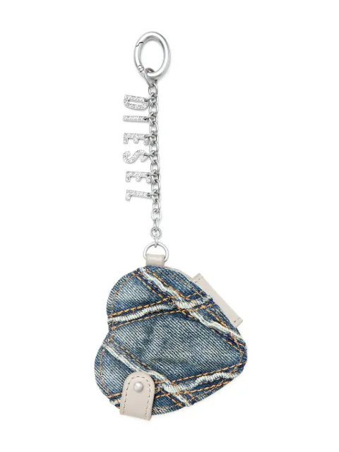 Diesel heart-shape mirror keychain