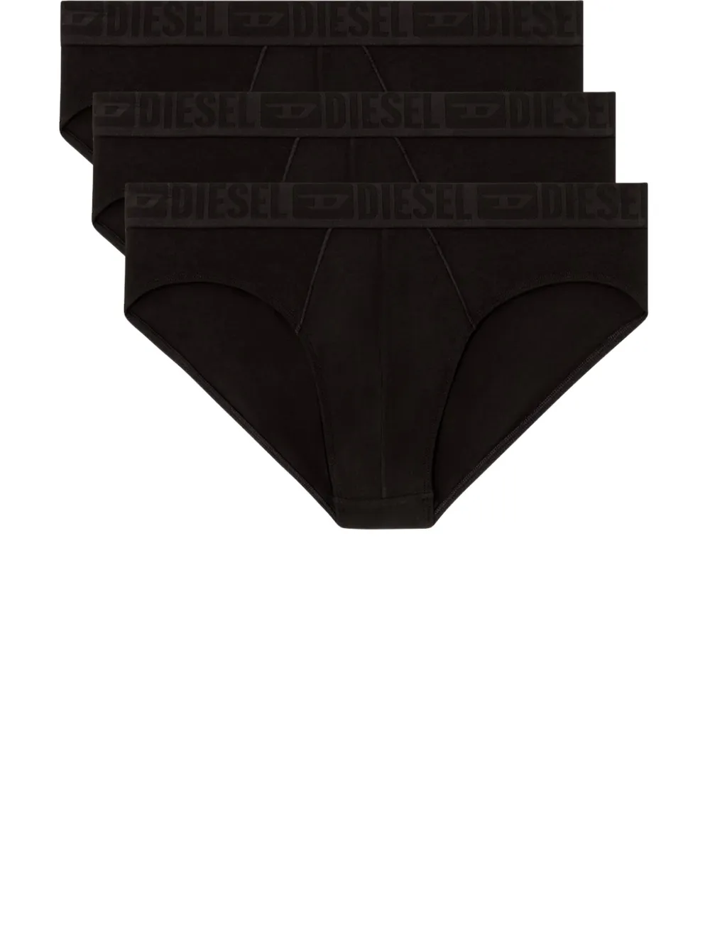 Diesel Roy-d-mono Briefs (pack Of Three) In Black