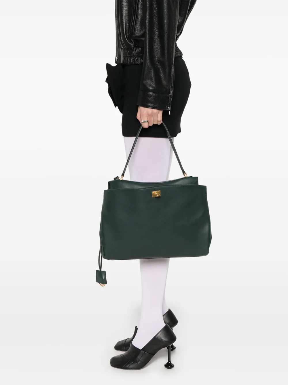 Balenciaga Rodeo medium schoudertas - Groen